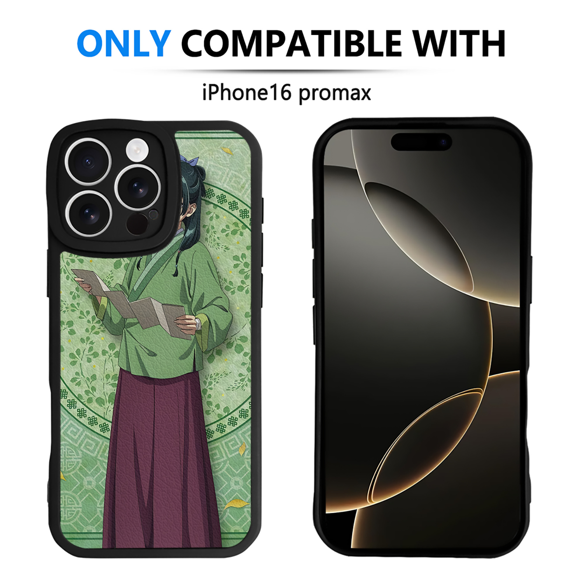 薬屋のひとりごと The Apothecary Diaries 【iPhone 16シリーズ対応】シリコンスマホケース（レザー調） 材質：シリコン